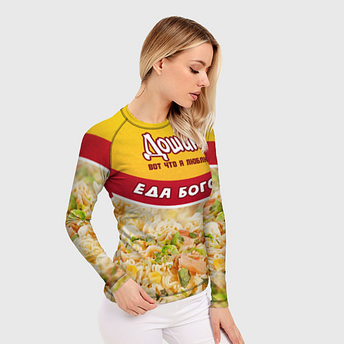 Женский рашгард Дошик, лапша еда богов / 3D-принт – фото 3