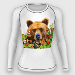 Рашгард женский Медведь, цвет: 3D-принт
