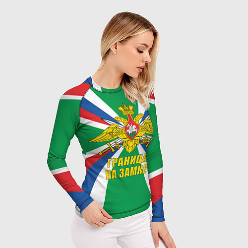 Женский рашгард ПВ - граница на замке / 3D-принт – фото 3