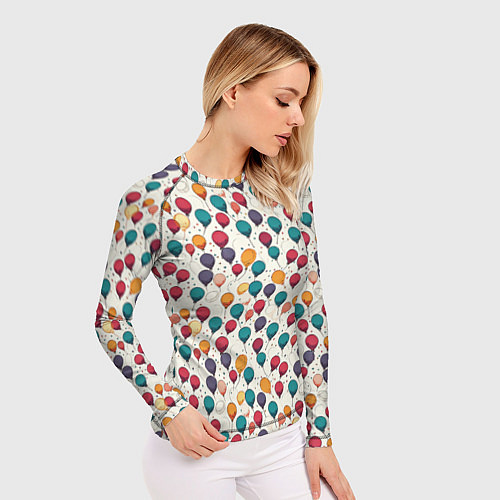 Женский рашгард Шары / 3D-принт – фото 3