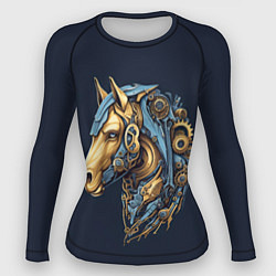 Рашгард женский Механический конь, цвет: 3D-принт