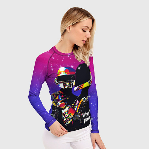 Женский рашгард Daft Punk Discovery / 3D-принт – фото 3