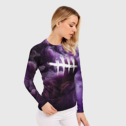 Рашгард женский Dead By Daylight Logo Smoke, цвет: 3D-принт — фото 2