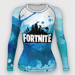 Рашгард женский Fortnite Logo Paint, цвет: 3D-принт