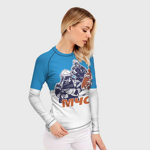 Женский рашгард МЧС спасатели / 3D-принт – фото 3