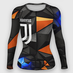 Женский рашгард Juventus orange black style