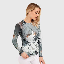 Рашгард женский Макима Дэндзи человек-бензопила, цвет: 3D-принт — фото 2