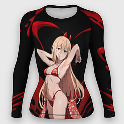 Рашгард женский Пауэр - демон крови, цвет: 3D-принт