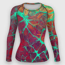 Женский рашгард Нейронные соединения абстракция