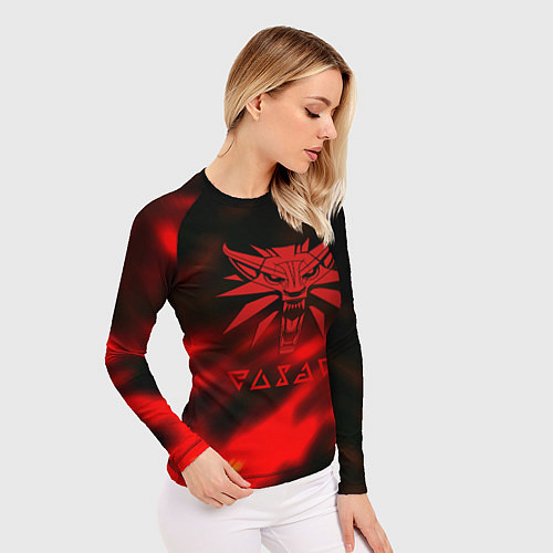 Женский рашгард Геральт ведьмак медальон / 3D-принт – фото 3