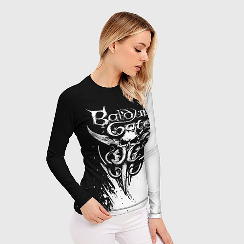 Женский рашгард Baldurs gate 3 - белая краска / 3D-принт – фото 3