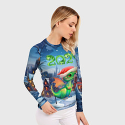Рашгард женский Милый дракончик 2024, цвет: 3D-принт — фото 2