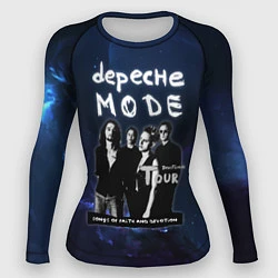 Рашгард женский Depeche Mode - Devotional тур, цвет: 3D-принт