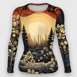 Женский рашгард Волшебные орнаменты