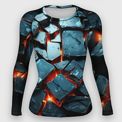 Женский рашгард Камни в лаве