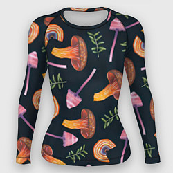 Женский рашгард Goblincore - болотные грибы