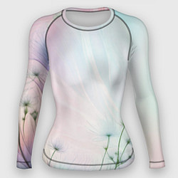 Рашгард женский Цветочный восход, цвет: 3D-принт