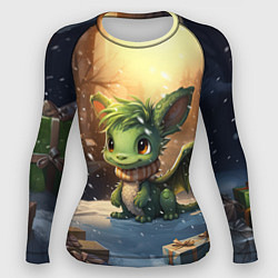 Рашгард женский Дракон дух рождества, цвет: 3D-принт