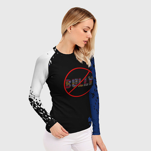 Женский рашгард Bully game краски рокстар / 3D-принт – фото 3