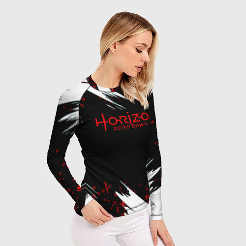 Женский рашгард Horizon zero dawn краски / 3D-принт – фото 3