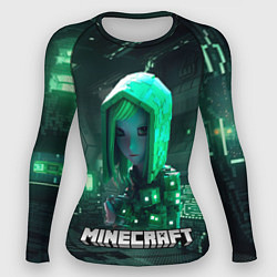 Рашгард женский Minecraft девушка хакер, цвет: 3D-принт