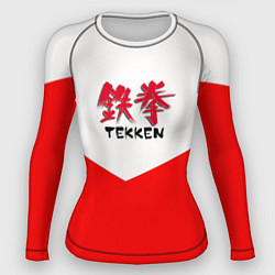 Рашгард женский Tekken текстура файтинг япония, цвет: 3D-принт