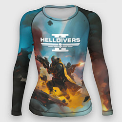 Рашгард женский Helldivers 2: Art, цвет: 3D-принт
