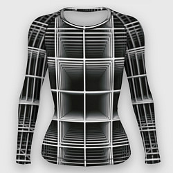 Женский рашгард Кубический каркас