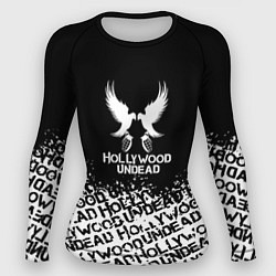 Рашгард женский Hollywood Undead rock, цвет: 3D-принт