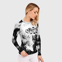 Рашгард женский Rasmus smoke steel, цвет: 3D-принт — фото 2