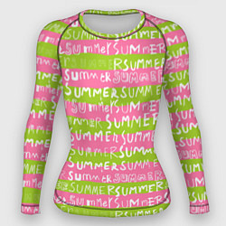 Женский рашгард Summer pattern