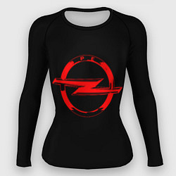 Рашгард женский Opel red logo, цвет: 3D-принт