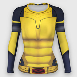 Рашгард женский Yellow costume top, цвет: 3D-принт