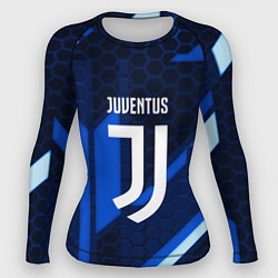 Рашгард женский Juventus sport geometry steel, цвет: 3D-принт