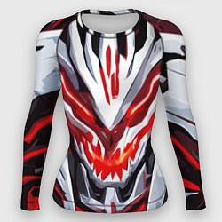 Рашгард женский Абстрактный красный кибер демон, цвет: 3D-принт