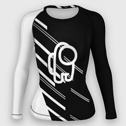 Рашгард женский Among us pattern sport, цвет: 3D-принт