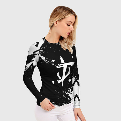 Женский рашгард Doom палач лого / 3D-принт – фото 3