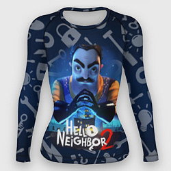 Рашгард женский Привет сосед из игры Hello Neighbor, цвет: 3D-принт