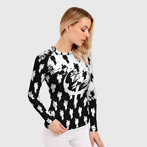 Женский рашгард Quake pattern men / 3D-принт – фото 3