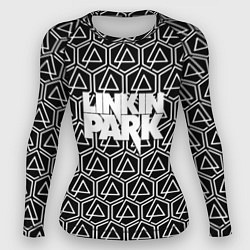 Рашгард женский Linkin park pattern, цвет: 3D-принт