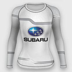 Рашгард женский Subaru auto steel metal, цвет: 3D-принт