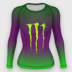 Рашгард женский Monster energy gradient, цвет: 3D-принт