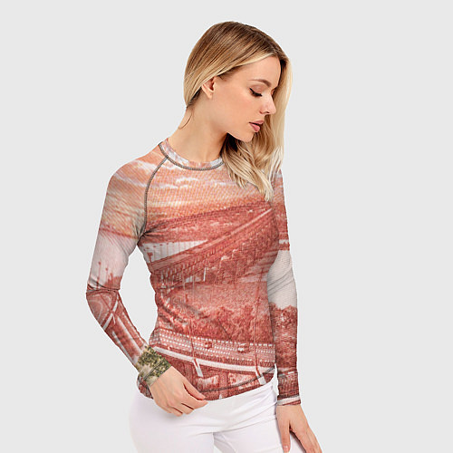 Женский рашгард Любимый Хабаровск 5000 / 3D-принт – фото 3