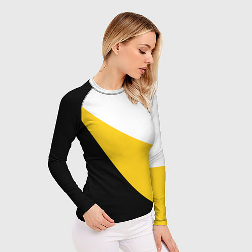 Женский рашгард Мы русские с нами Бог малый черный кцк Николай II / 3D-принт – фото 3