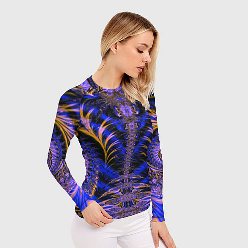 Женский рашгард Оптический визуальный стиль / 3D-принт – фото 3