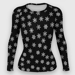 Женский рашгард Снежная ночь