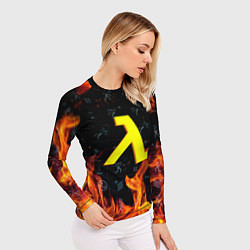 Рашгард женский Half life fere steel, цвет: 3D-принт — фото 2