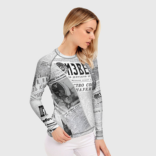 Женский рашгард Izvestiya / 3D-принт – фото 3