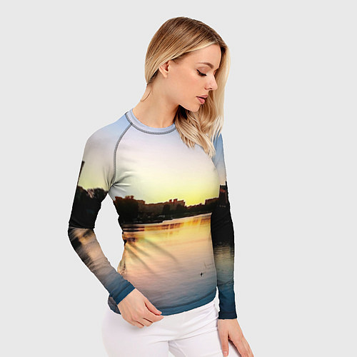 Женский рашгард Шкиперская гавань в Санкт-Петербурге / 3D-принт – фото 3