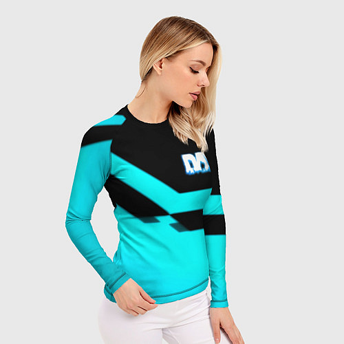 Женский рашгард Dayz geometry / 3D-принт – фото 3